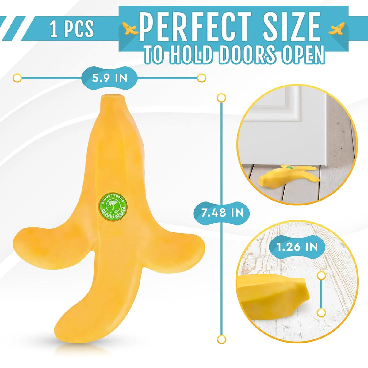 Banana peel door stopper for dorm