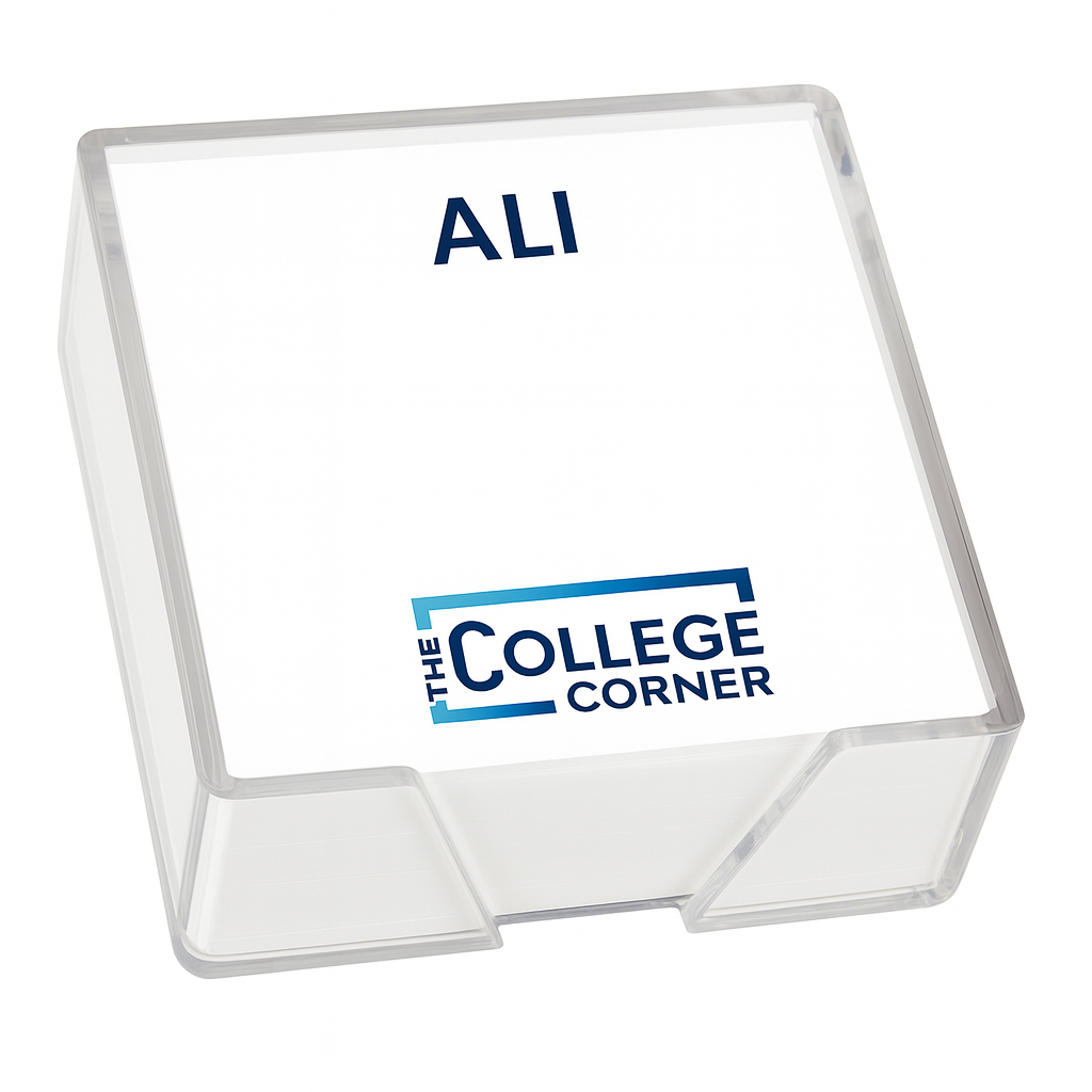 PERSONALIZED PAPER IN ACRYLIC NOTE-HOLDER