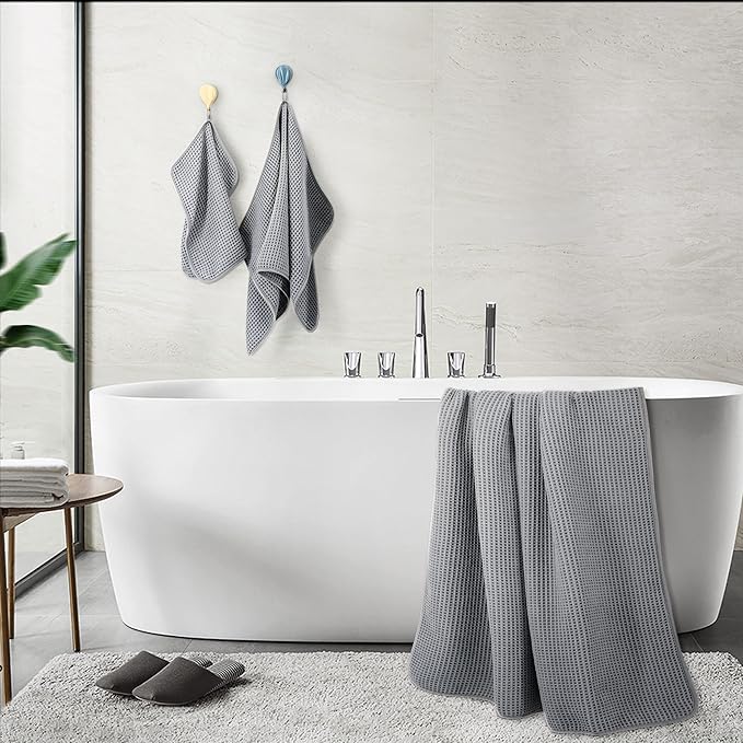 TOWEL: Microfiber Waffle 6-Piece Set