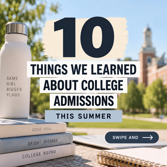10 Things We Learned About College Admissions This Summer