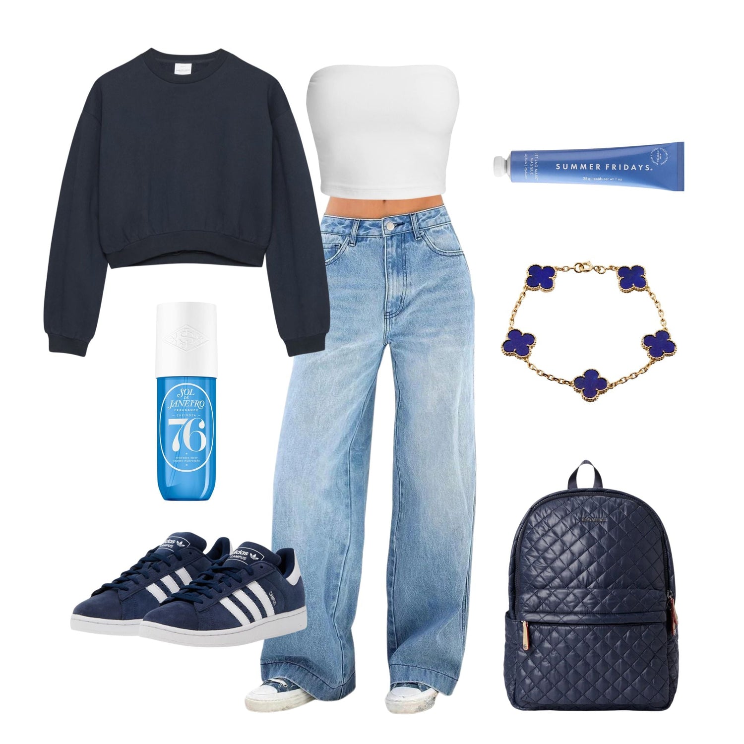 Game day outfit for schools with orange & blue colors like the university of florida, syracuse, auburn