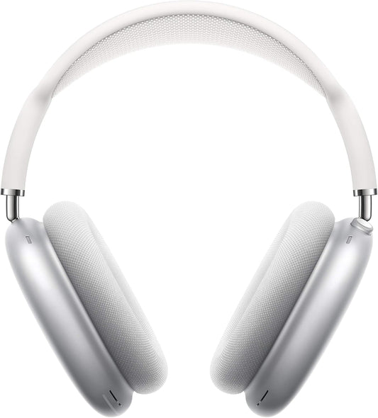 Apple AirPods Max headphones in silver, perfect for  college.
