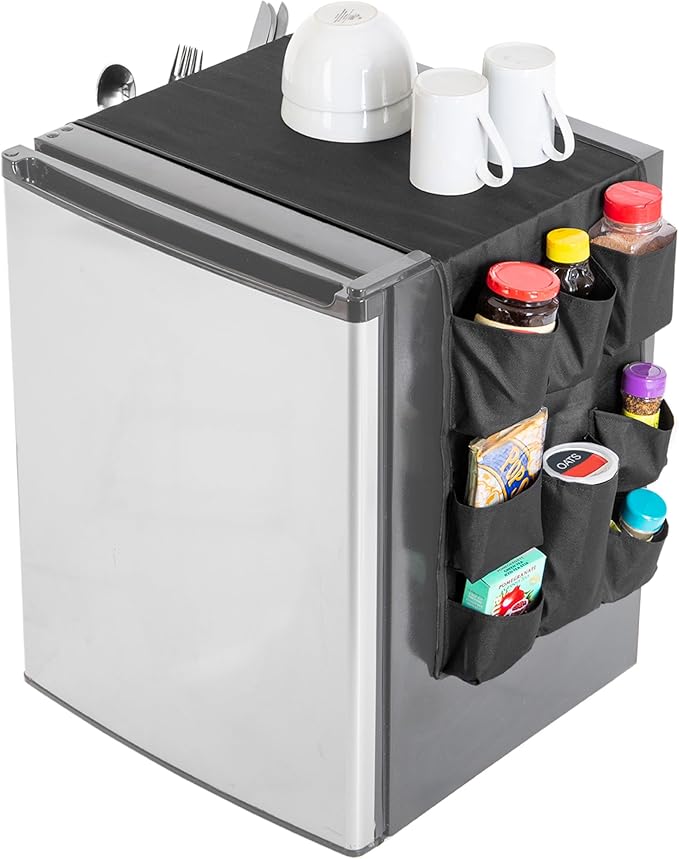 dorm fridge organizer