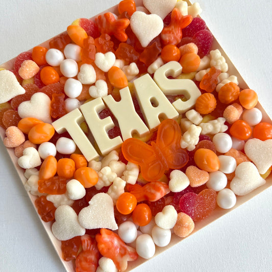 CHOCOLATE LETTER CANDY BOARD
