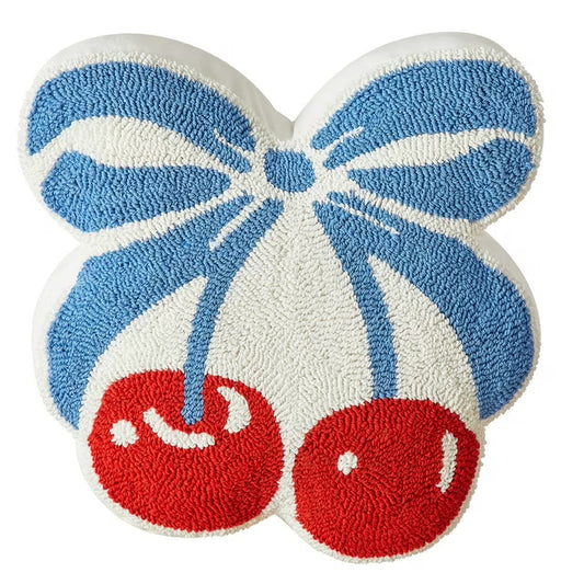 THROW PILLOW: Shaped Cherries