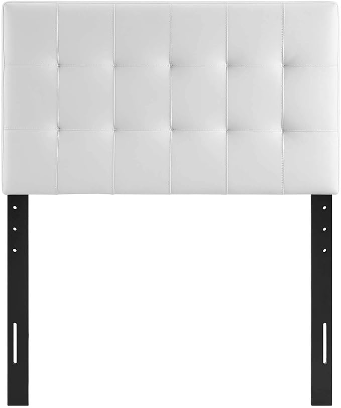 Dorm tufted headboard in white