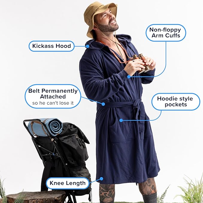dude robes the dorm robe for guys details