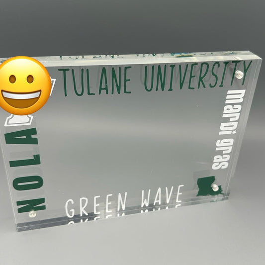 PERSONALIZED COLLEGE PICTURE FRAME