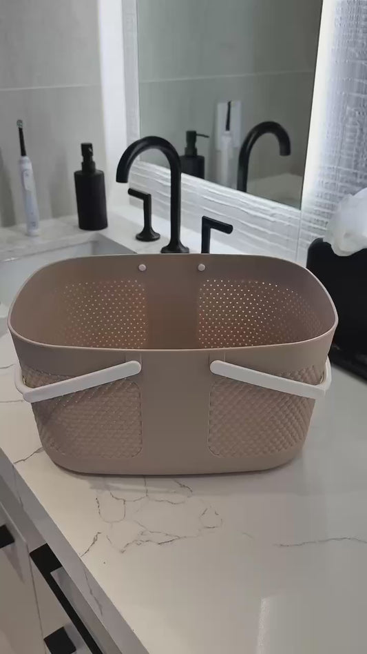 SHOWED SHOWER CADDY: Plastic No Dividers