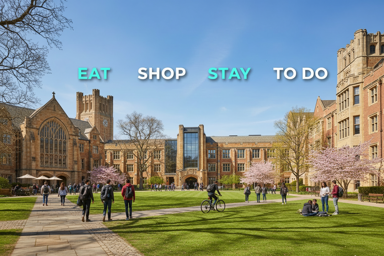 Travel Corner with Higher Text